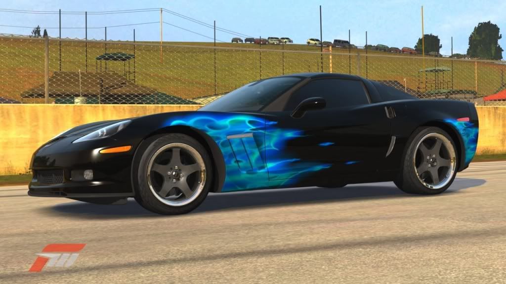 Blue Flame Car