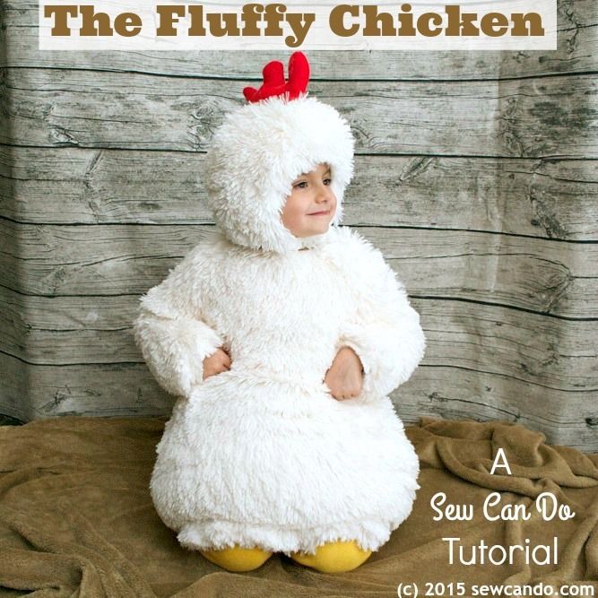  Fluffy Chicken costume
