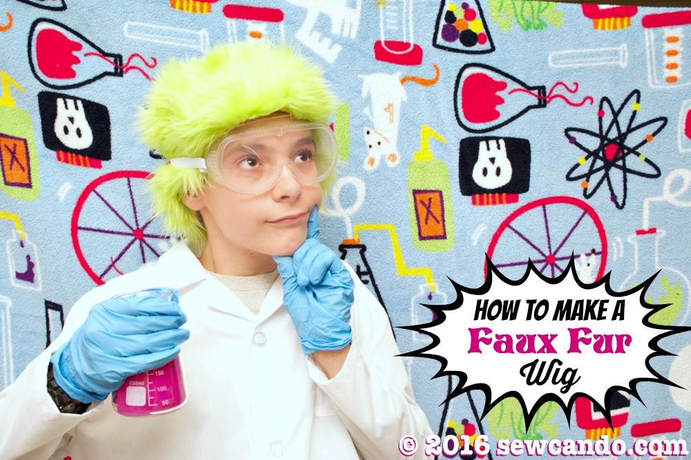 faux fur wig tutorial