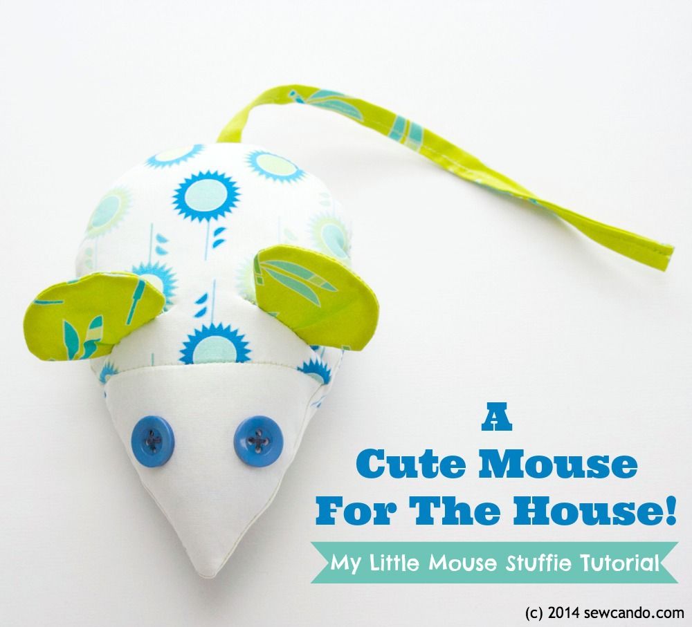 Sew Can Do: FREE PATTERN: My Little Mouse Stuffed Toy
