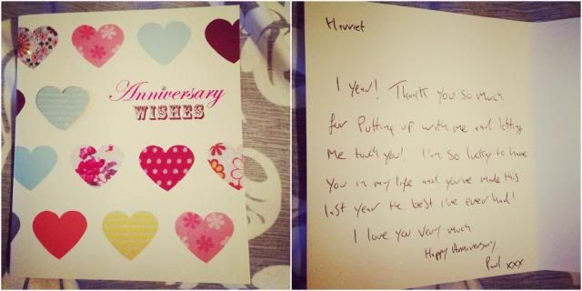anniversary card