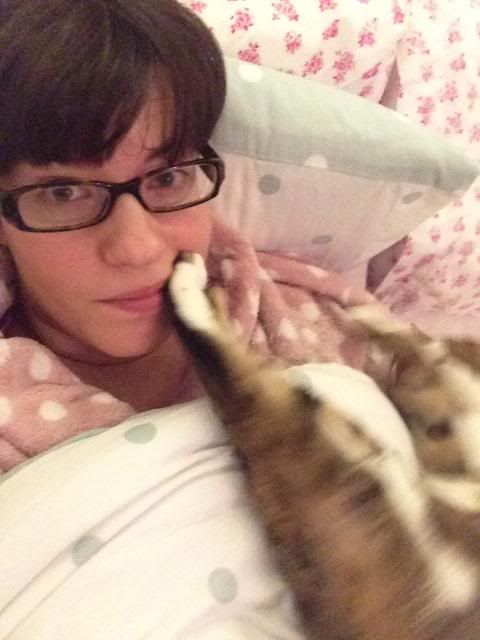 Africa's foot in my face!