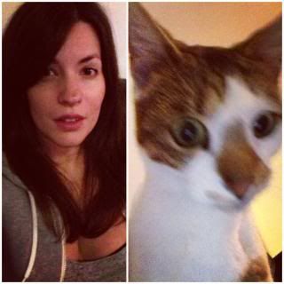 Me and my crazy kitten face