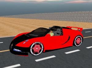 Bugatti Red side