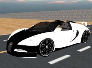 White Bugatti