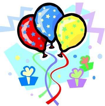 birthday balloons clip art free. hairstyles clip art balloons