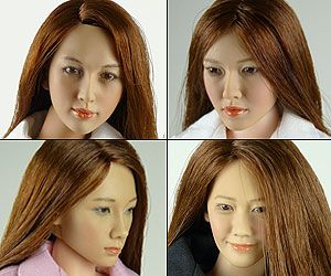 Kumik 1/6 Scale Female Head Sculpts