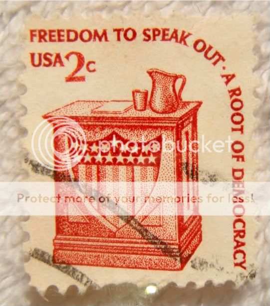 Used Great Condition 2 Cent USA Freedom to Speak Out A Root of 