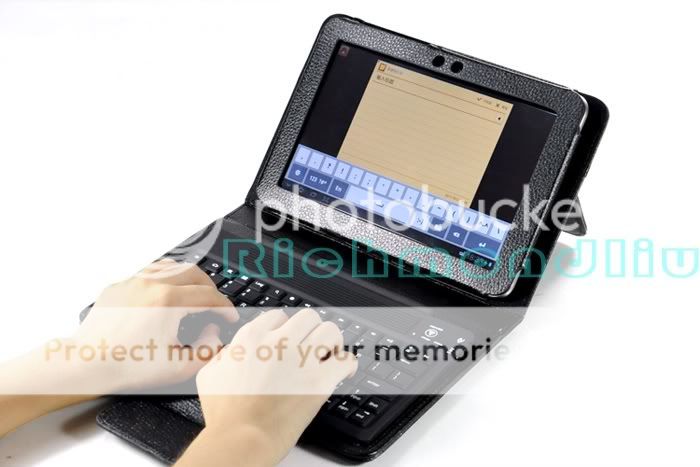   Bluetooth Keyboard Leather Case for Samsung Galaxy Tab P7300 8.9 New