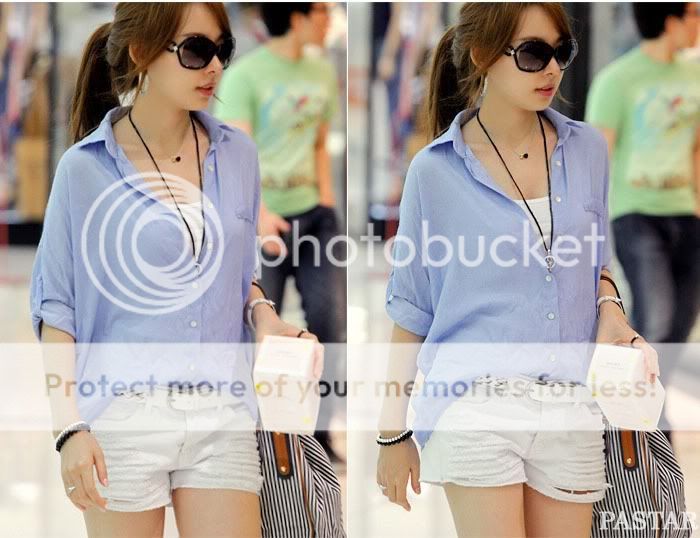 NEW Candy Colors Long Sleeve Cotton Shirt Blouse Tops  