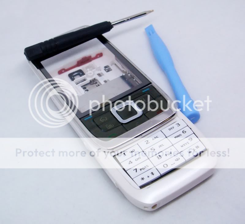 Full housing cover for Nokia E66 White + keypad+tools  