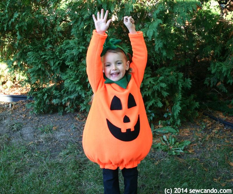 Sew Can Do: Make A Cuddly Cute Pumpkin Costume Without A Pattern