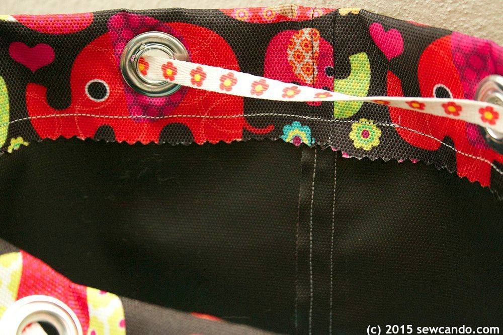 Sew Can Do: Make an Indestructible, Quick Sew, Drawstring Storage Bin