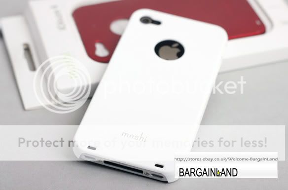 Moshi iGlaze 4 Pearl White Case for Apple iPhone 4 4S  