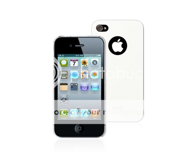 Moshi iGlaze 4 Pearl White Case for Apple iPhone 4 4S  