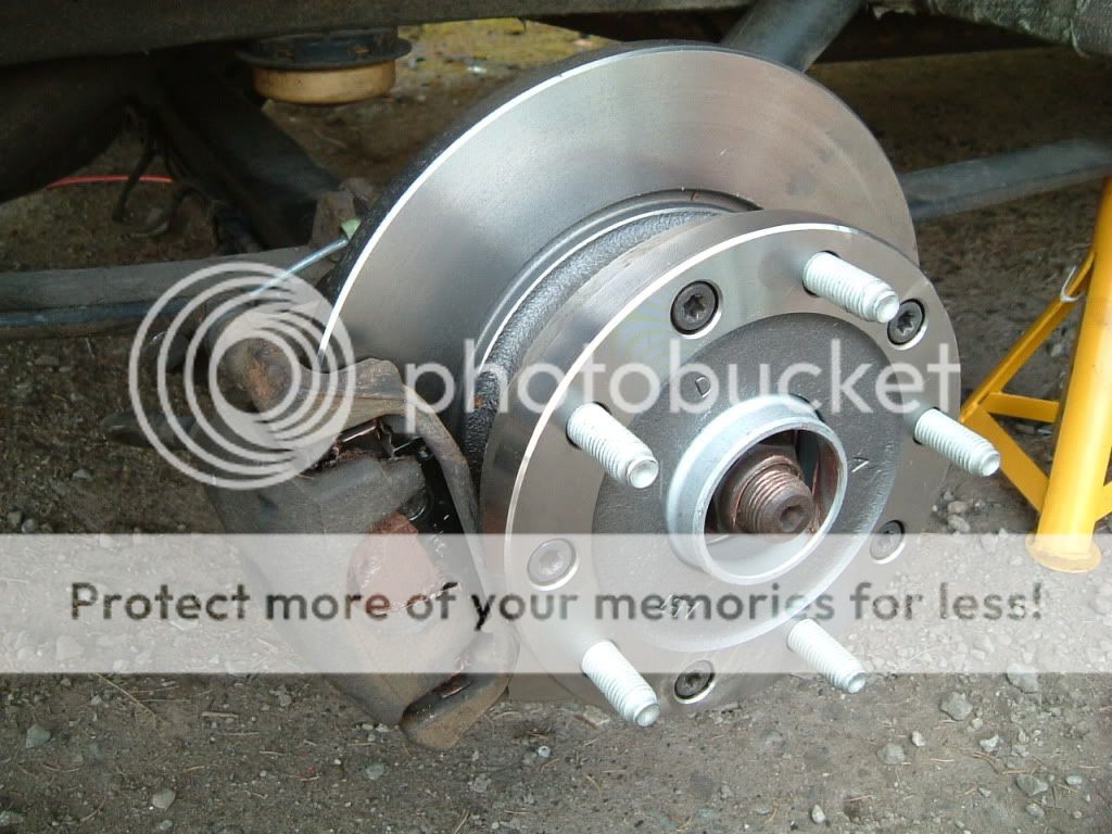Ford transit rear brake disc removal